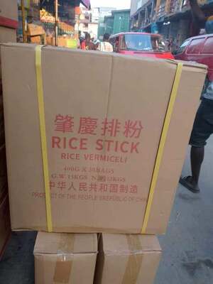 Vermicelli à la tige de riz - Zhaoqing Chine, plus de riz, mâché et incassable, exportation du Nigéria