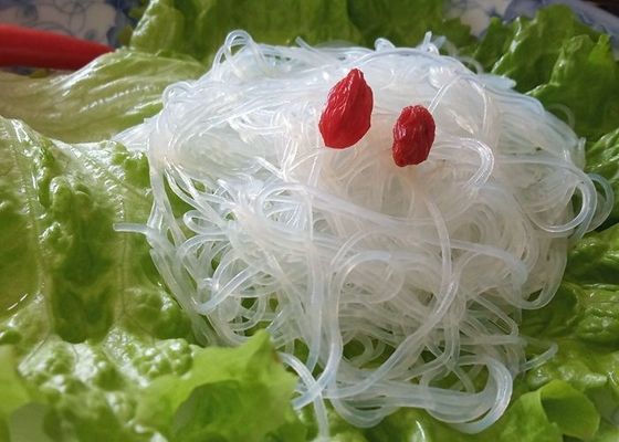 Cuisson de Mung Bean Glass Noodles