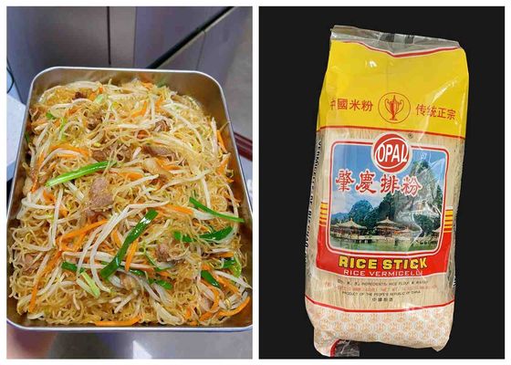 Le riz sans gluten Vermicelli Noodles de cuisson 3-4 minutes de cuisson