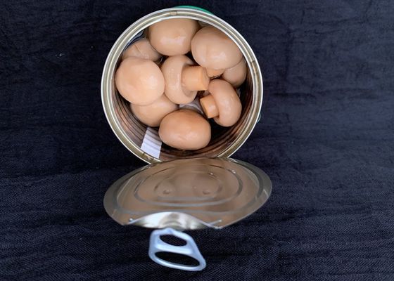 la culture 150g a mis en boîte les champignons entiers avec le processus de conservation de saumure